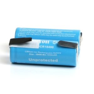 Rechargeable Lithium-ion Battery - 2pcs Pack With Solder Tabs