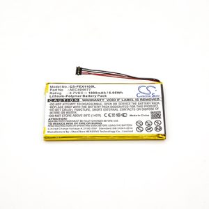 Replacement Battery for Fiio, X1 ii, FX1221, Fiio, AEC404677, etc.