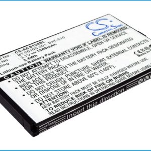 Replacement Battery for Acer, S120, Liquid Metal, Acer, BT.0010S.001, etc.