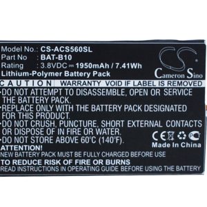 Replacement Battery for Acer, Liquid Jade, Liquid Jadeplus, S55, Acer, etc.