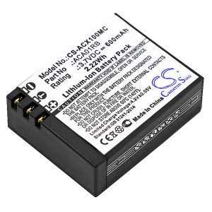 Replacement Battery for ACTIVEON, CX, CX HD, CX Gold, Part Number, etc.
