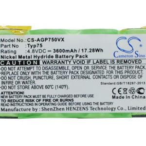 Replacement Battery for AEG, AG64x, Liliput vacuum cleaner, AEG, Typ75, etc.