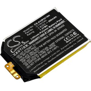 Replacement Battery for Asus, ZenWatch 2 WI501QF, WI501Q, WI501QF, etc.