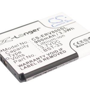 Replacement Battery for Sony Ericsson, Z800, V800i, V800, V802, V802SE, etc.
