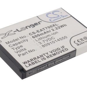 Replacement Battery for ITT, Easy 7, ITT, 8091014550, etc.