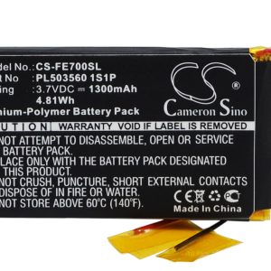 Replacement Battery for Fiio, EO7K, Fiio, PL503560 1S1P, etc.
