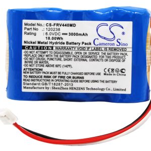 Replacement Battery for Fresenius, Vial MCM440 PT, Vial MCM440 OT, Vial MCM550 ST, Optima VS, Optima PT, etc.