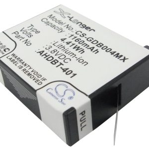 Replacement Battery for Gopro, Hero 4, Hero 4 Silver, Hero 4 Black, Hero 4+, etc.
