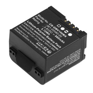 Replacement Battery for Garmin, Virb X, VIRB XE, Virb X Compact, Part Number, etc.