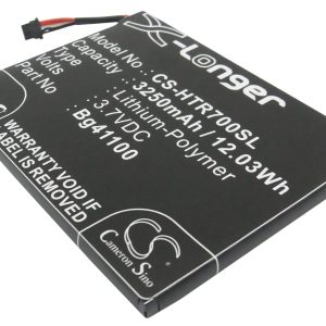 Replacement Battery for HTC, 7, HTC, BG41100, 35H00148-00M, etc.