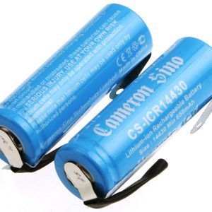 Rechargeable Lithium-ion Battery - 
2pcs Pack With Tabs