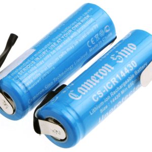Rechargeable Lithium-ion Battery - 2pcs Pack With Solder Tabs